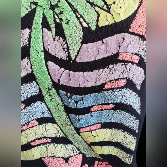 VINTAGE California pullover sweatshirt with neon graphic - Picture 6 of 8